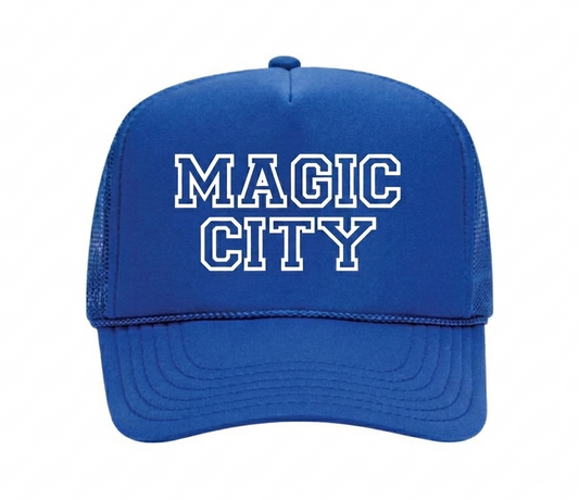 Blue Magic City Trucker Hat