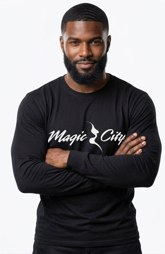 Magic City Long Sleeve Logo Tee